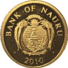 2010 NAURU - $5 IN 9999 GOLD (0.5G), PP - FRENCH GOLD INVESTMENT Rooster
