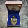 2011 - Brooch, Commemorative Pin, Emblem of King Rama IX, 7th Cycle Anniversary physical Pins & Badges 