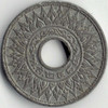 1942-1944 Thailand Set of 5 Coins (10 Satang) - Tin coin - Used, Vintage Condition physical Coin Sets 