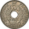 1937 - French Indochina Coin 5 Cents INDOCHINE FRANCAISE physical France Paris Mint