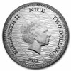 2022 Niue Jolly Roger Series Calico Jack 1oz Silver BU Coin physical World Coins 