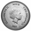 2022 Niue Jolly Roger Series Calico Jack 1oz Silver BU Coin