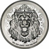 2021 - 1 oz $2 NZD Niue Roaring Lion Silver Coin BU physical Themed Coins No Show Mint