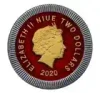 2020 - $2 Athenian Owl - Pallada - 1oz Silver Coin + Swarovski Crystal Niue physical Themed Coins New Zealand Mint