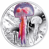 2016 - PELAGIA NOCTILUCA Bioluminescent Animals Medusa Jellyfish Silver Coin 1$