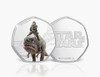 Star Wars the Mandalorian & Baby Yoda Grogu 50p Shaped Coins In Display Box New