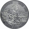2022 - Martial Arts Styles - Shaolin Kung Fu Crane 2oz Silver Antiqued Coin