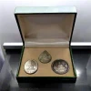 1982 - The Emerald Buddha , Set of 3 seasons, Silver Amulet (back has Rajasthan) with box.