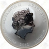 2012 - $1 ANDA Brisbane Show Lunar Year of The Dragon 1oz Silver Coloured Coin