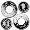 1989 - Holey Dollar &amp; Dump Silver Proof Pair