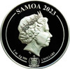 2023 - Golden Eagle 1 oz Silver 999 2 Dollar Samoa PL / Prooflike Silver Coin