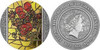 2022 - Sunflowers Vincent Van Gogh Art 2oz Silver Coin 10 Cedis