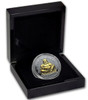 2017 - 2 Oz BLACK PROOF Silver $10 Palau LAUGHING BUDDHA High Relief Coin.