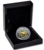 2017 - 2 Oz BLACK PROOF Silver $10 Palau LAUGHING BUDDHA High Relief Coin.