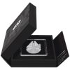 2023 – Star Wars™ Millennium Falcon™ 2oz Silver Shaped Coin physical Licensed & Pop Culture New Zealand Mint
