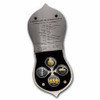 2022 Samoa King Arthur 4x1oz Silver Black Proof Coin Set