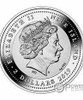2019 Niue Island 2 $ - Majestic Blue Peafowl Peacock physical World Coins Mint of Poland