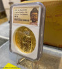 2023 Republic Chad 10000 Francs CFA "Ling Shan Buddha" Gilted Silver Proof 2oz Mirrored Edition Coin