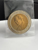 2002 - Gold color 10 baht coin, Commemorative 100 years Royal Thai Army Regiment, unused