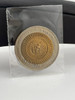 2002 - Gold color 10 baht coin, Commemorative 100 years Royal Thai Army Regiment, unused