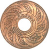 1915 - Copper Money 1 Satang Satang hole