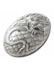 2024 Djibouti Dragon Egg 5oz Silver Shaped Antique Finish Coin