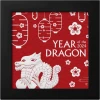2024 Mongolia Lunar Great Silver Dragon 1oz Silver Antiqued Coin