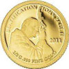 2011 SAMOA - $1 in 9999 Gold (0.5g), PP - BEATIFICATION OF JOHN PAUL II physical Gold Coins No Show Mint