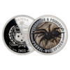 2022 Samoa Venomous &amp; Poisonous Funnel-Web Spider 1/2 oz. Silver Colorized Coin