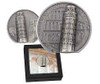 2022 Cook Island Leaning Tower of Pisa 2 oz. Silver Antique Finish Coin physical High Relief CIT