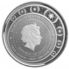 2023 - Ghana Unicorn ""Aurora"" 1oz Silver 999 Color with Certi Log Coincard physical Themed Coins 