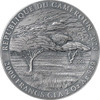 2023 - Black Rhino Expressions of Wildlife 2oz Antique finish Silver Coin Cameroon