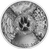 2023 - Eagle Hunting in the Wild 50 g Antique finish Silver Coin 10 Cedis Ghana