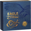2023 - Eagle Hunting in the Wild 50 g Antique finish Silver Coin 10 Cedis Ghana