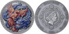 2021 - Phoenix and Dragon Oriental Culture Collection 50 g Silver Coin Ghana