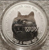 DOGE To The Moon Dogecoin 1 Troy Oz .999 Fine Silver Round Coin - in capsule