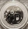 DOGE To The Moon Dogecoin 1 Troy Oz .999 Fine Silver Round Coin - in capsule