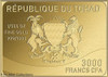 2023 - ENJOY COCA COLA Through Decades 1/500 Oz Gold Coin 3000 Francs Chad