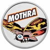 2023 - Mothra Godzilla Silver Coin Color 1 Oz 999 Niue $2 ST/BU