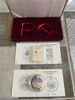 1997 Liberia Hong Kong & Macau Return China Silver 2-Coin Sets - (Square + Round Shape)