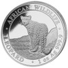 2018 - Somalia 1 oz Silber 9999 African Wildlife Leopard Silbermünze ST / BU