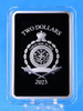 2023 - Indiana Jones ™ Tempel des Todes™ 1 Oz Silber Color Niue 2 $ mit OVP