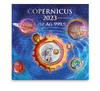 2023 - Malta Copernicus 1 oz Silver 999.9 5 Euro Color in Original Folder BU