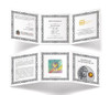 2023 - Malta Copernicus 1 oz Silver 999.9 5 Euro Color in Original Folder BU