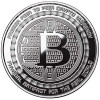 2009 - CRYPTO! BITCOIN GUARDIAN COMMEMORATIVE 1 OZ SILVER PROOF ROUND CAPSULE & COA