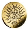 2024 Niue Gold Lunar Year of the Dragon Dot Art Coin 1/25 oz - 32/300 Minted