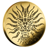 2024 Niue Gold Lunar Year of the Dragon Dot Art Coin 1/25 oz - 32/300 Minted