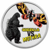 2023 - 2 oz Silver Niue Proof Color - GODZILLA vs MOTHRA - Godzilla Series - 5 NZD -