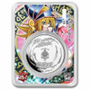 2023 - Yu-Gi-Oh! Dark Magician Girl 1oz 999 Silver Colored Niue ST / BU in TEP