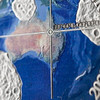 2022 - Tenham Meteorite Geography 50 g Antique finish Silver Coin CFA Cameroon